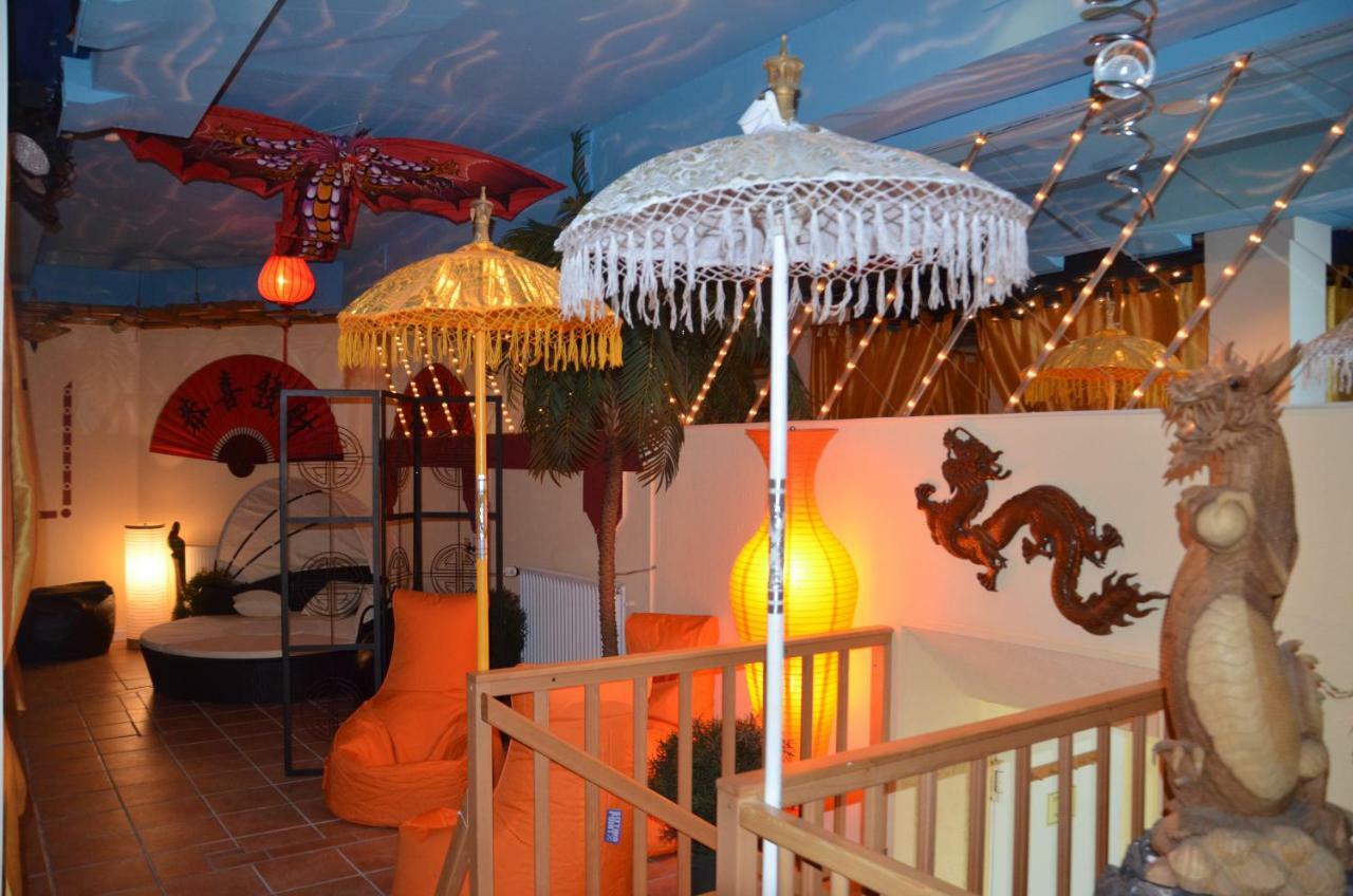 Themen Hotel Terrassen Cafe Bad Münder am Deister Exteriör bild