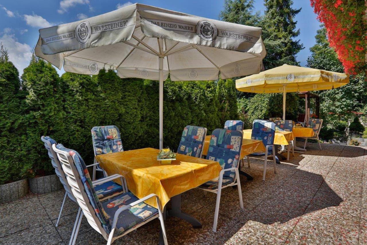 Themen Hotel Terrassen Cafe Bad Münder am Deister Exteriör bild