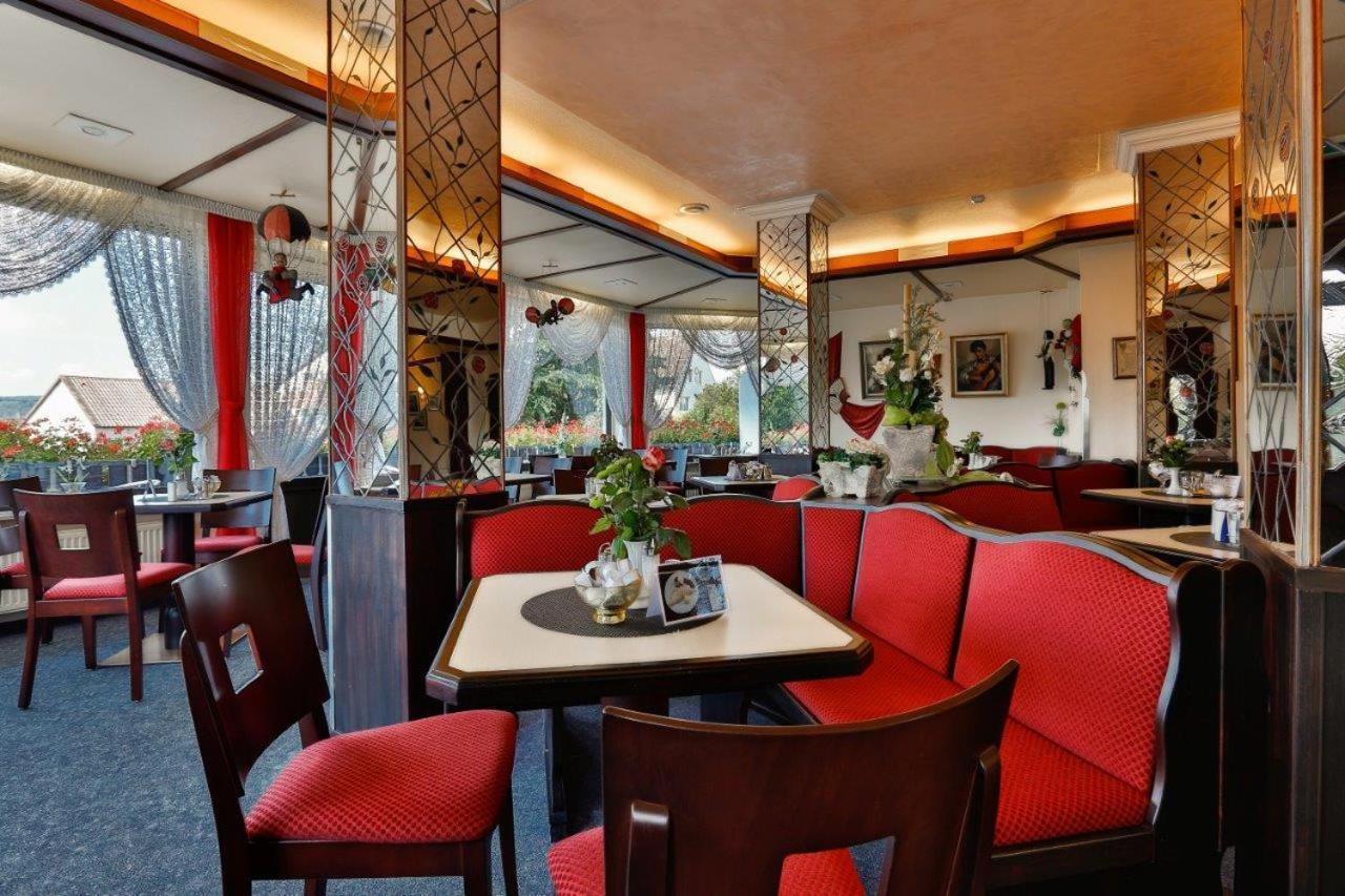 Themen Hotel Terrassen Cafe Bad Münder am Deister Exteriör bild