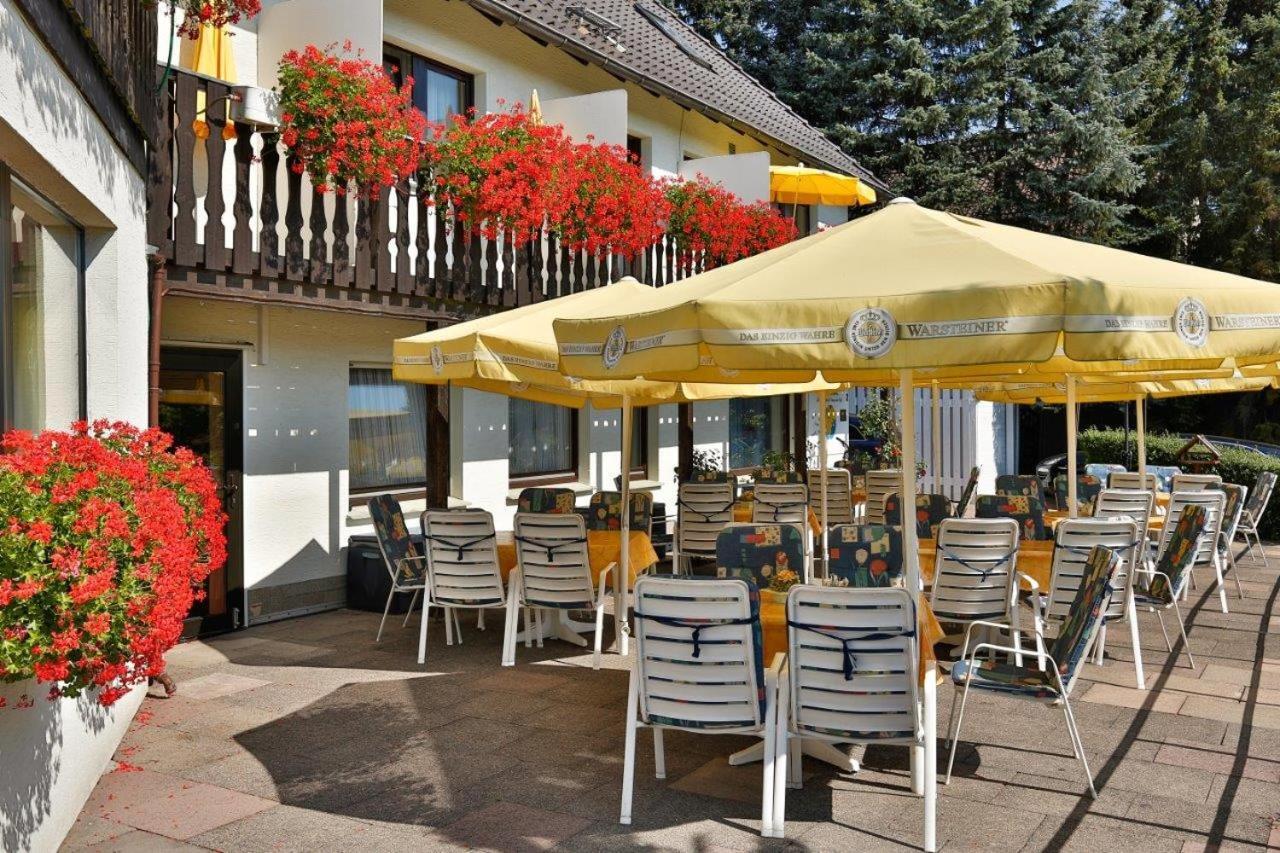 Themen Hotel Terrassen Cafe Bad Münder am Deister Exteriör bild